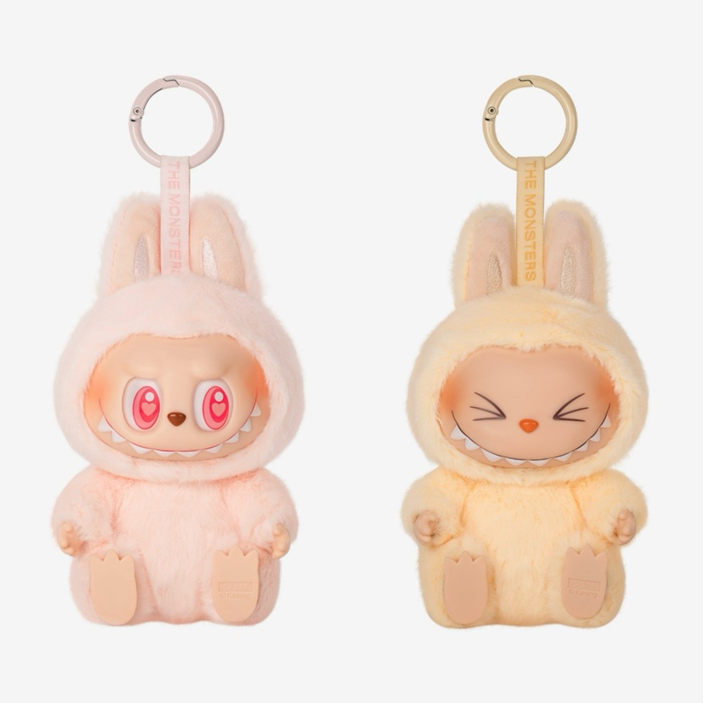 Authentic LABUBU POP MART The Monsters Labubu Bundle Sisi & Dada (pink & Yellow)